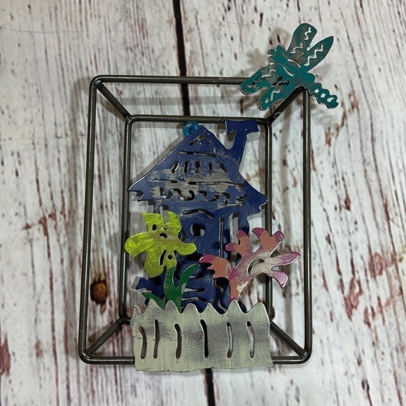 Suzy Toronto Limited Edition Whimsical Metal Wall Art with Butterfly & Dragonfly - Picture 15 of 16